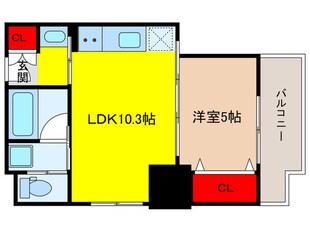 ｸﾛｽﾚｼﾞﾃﾞﾝｽ日本橋本町の物件間取画像